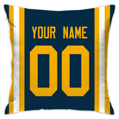 Custom Football Green Bay Packers Decorative Throw Pillow Cover 18" x 18"- Print Personalized Style Customizable Design Team Any Name & Number