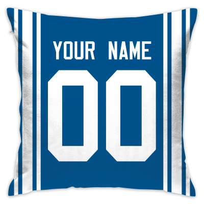 Custom Football New York Giants Decorative Throw Pillow Cover 18" x 18"- Print Personalized Style Customizable Design Team Any Name & Number