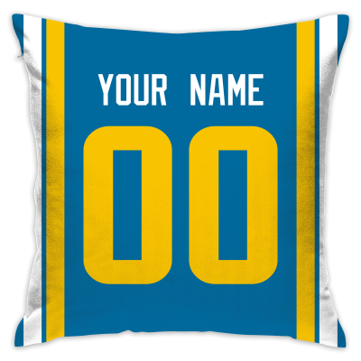 Custom Football Los Angeles Rams Decorative Throw Pillow Cover 18" x 18"- Print Personalized Style Customizable Design Team Any Name & Number