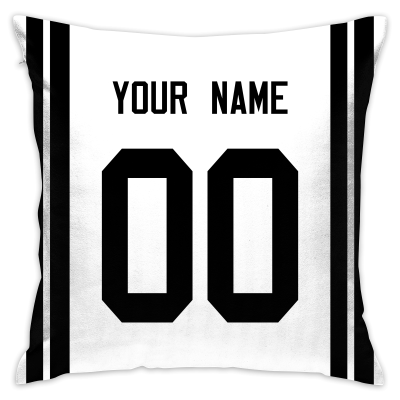 Custom Football Las Vegas Raiders Decorative Throw Pillow Cover 18" x 18"- Print Personalized Style Customizable Design Team Any Name & Number