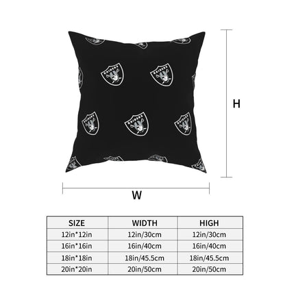 Custom Decorative Football Pillow Case Las Vegas Raiders Pillowcase Personalized Throw Pillow Covers