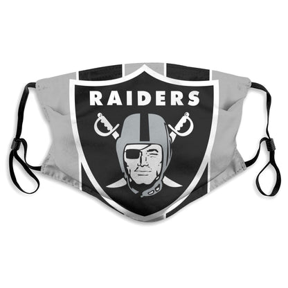 Custom Football Personalized O.Raider 01- Grey Dust Face Mask With Filters PM 2.5