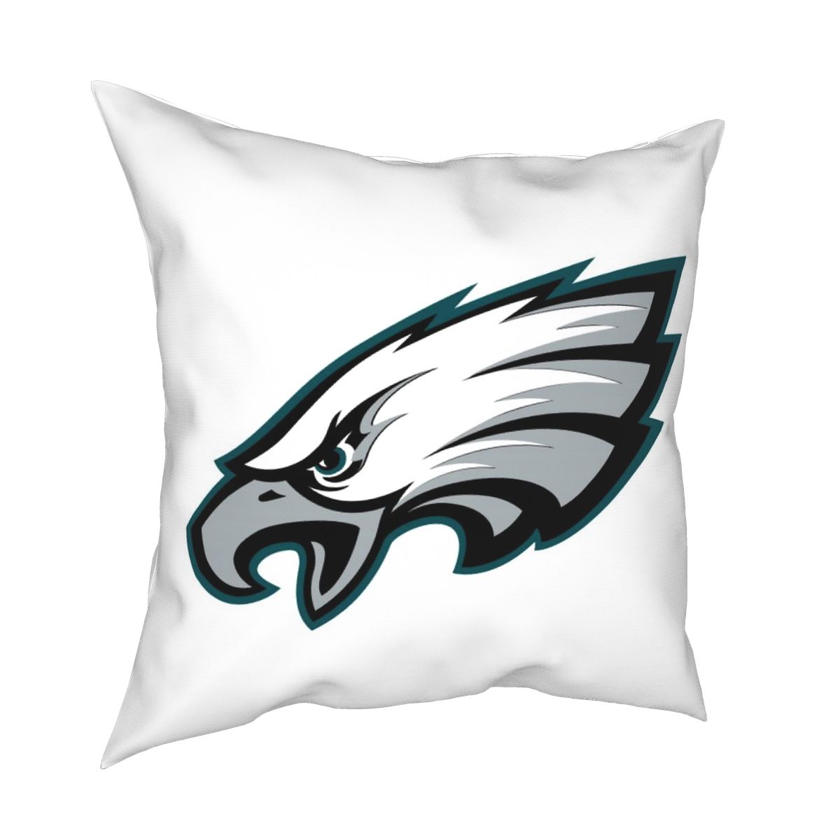 Custom Decorative Football Pillow Case Philadelphia Eagles White Pillowcase Personalized Throw Pillow Covers