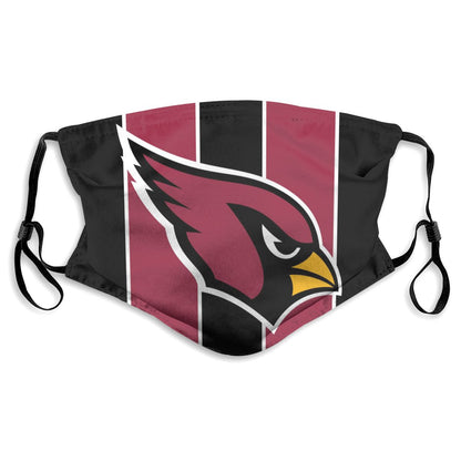 Custom Football Personalized AZ.Cardinal 01- Black Dust Face Mask With Filters PM 2.5