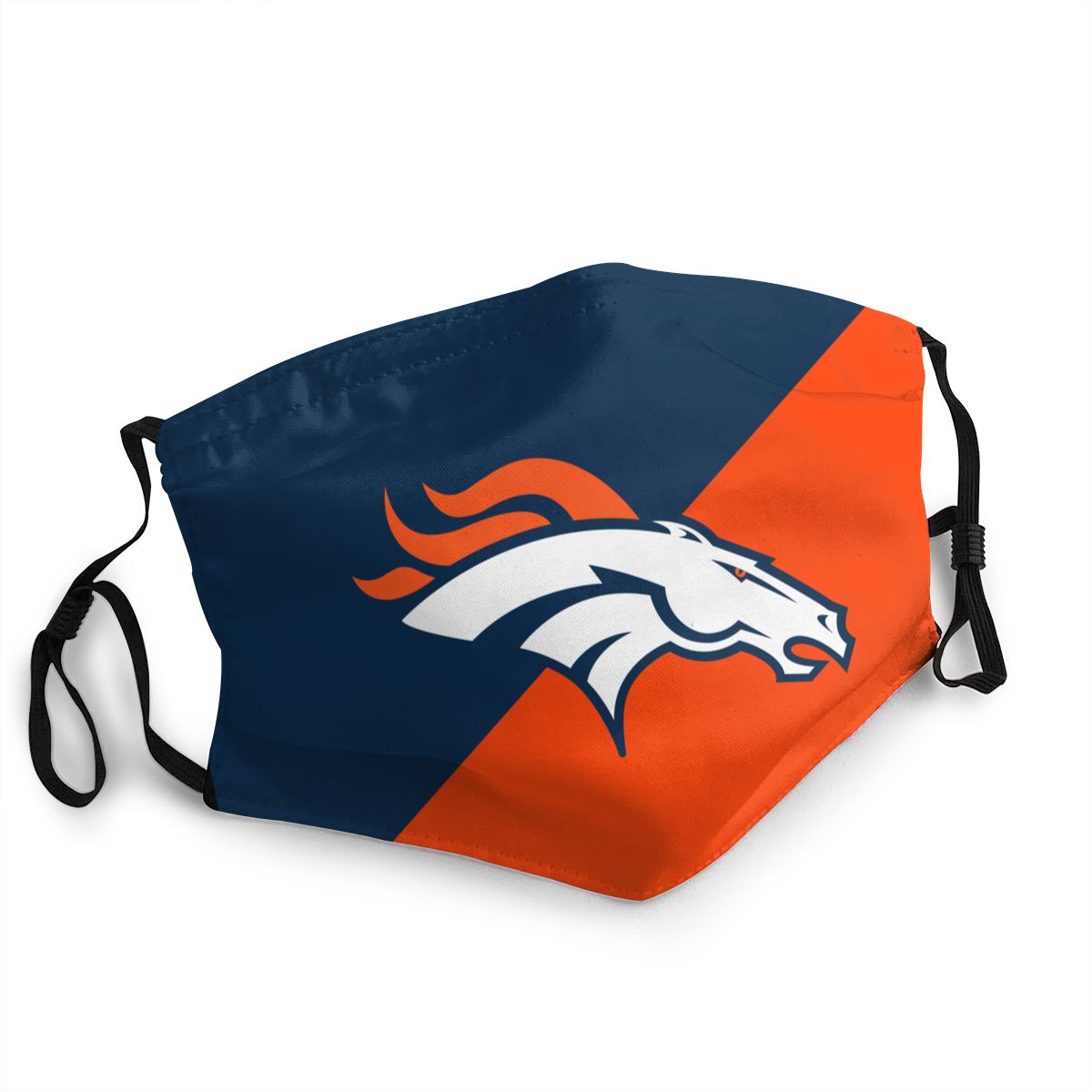 Custom Football Personalized Denver Broncos Dust Face Mask With Filters PM 2.5