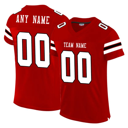 Custom Football Jersey San Francisco 49ers Design Red Stitched Name And  Number Size S to 6XL Christmas Birthday Gift