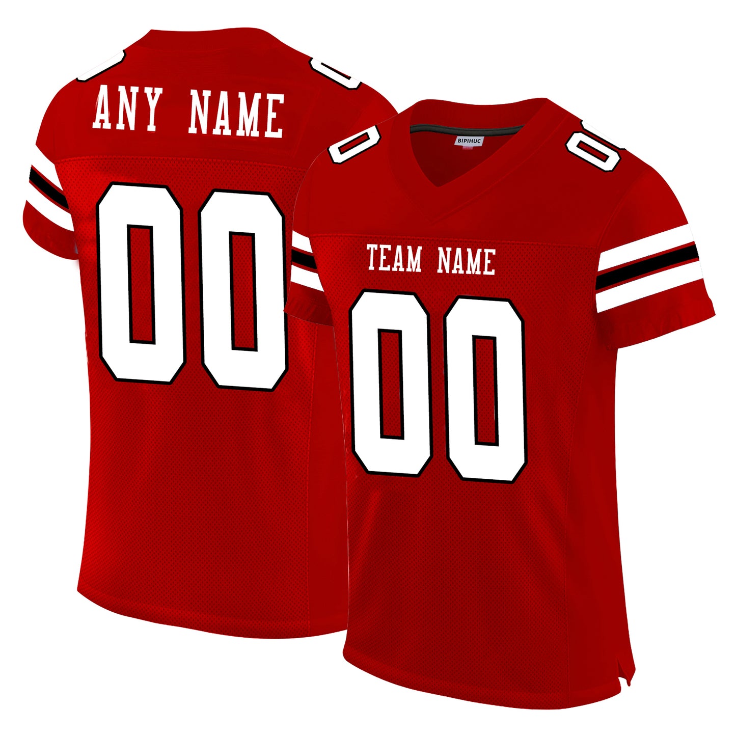 Custom Football Jersey San Francisco 49ers Design Red Stitched