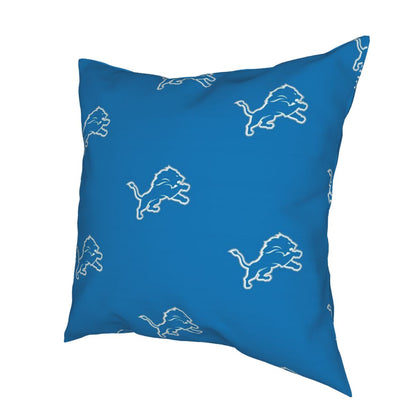 Custom Decorative Football Pillow Case Detroit Lions Pillowcase Personalized Throw Pillow Covers
