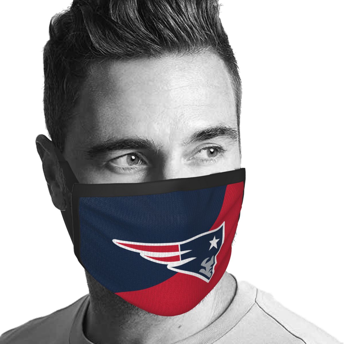 Custom Football Personalized New England Patriots Dust Face Mask With Filters PM 2.5