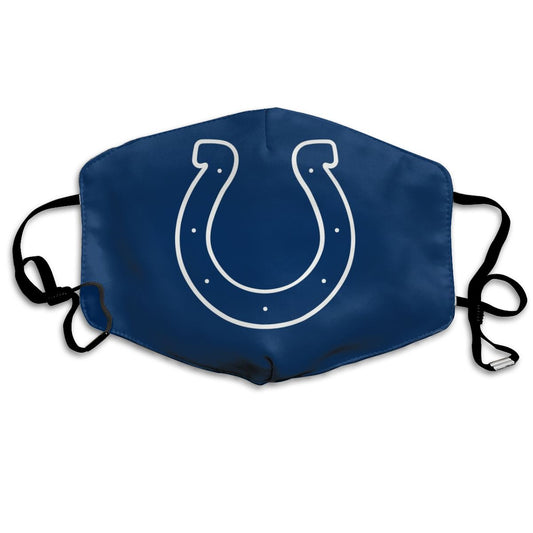 Print Football Personalized Indianapolis Colts Dust Mask Blue