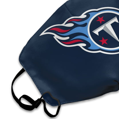 Print Football Personalized Tennessee Titans Dust Mask Navy