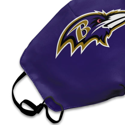 Print Football Personalized Baltimore Ravens Dust Mask Purple