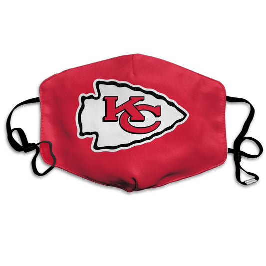 Print Football Personalized Kansas City Chiefs Dust Mask Red