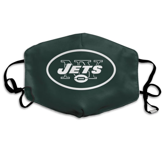 Print Football Personalized New York Jets Dust Mask Green