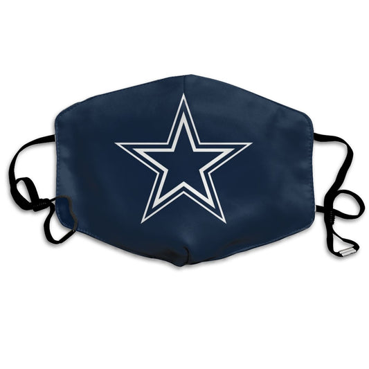 Print Football Personalized Dallas Cowboys Dust Masks Navy