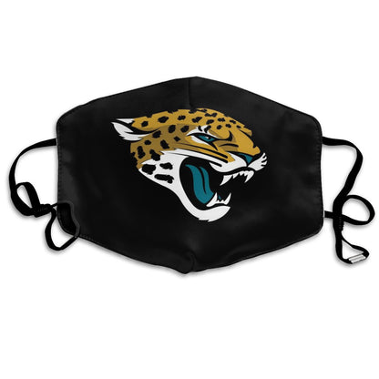 Print Football Personalized Jacksonville Jaguars Dust Mask Black