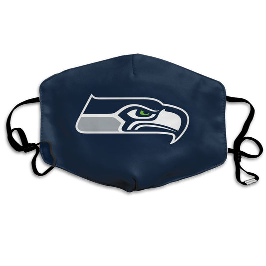 Print Football Personalized Seattle Seahawks Dust Mask Navy