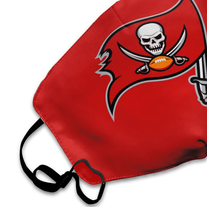 Print Football Personalized Tampa Bay Buccaneers Dust Mask Red