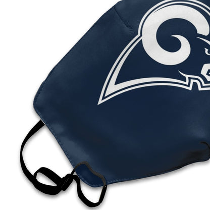 Print Football Personalized Los Angeles Rams Dust Mask Navy