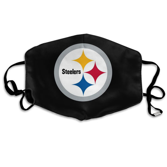 Print Football Personalized Pittsburgh Steelers Dust Mask Black
