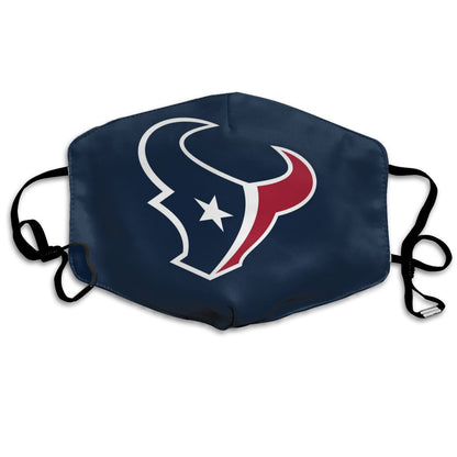 Print Football Personalized Houston Texans Dust Mask Navy