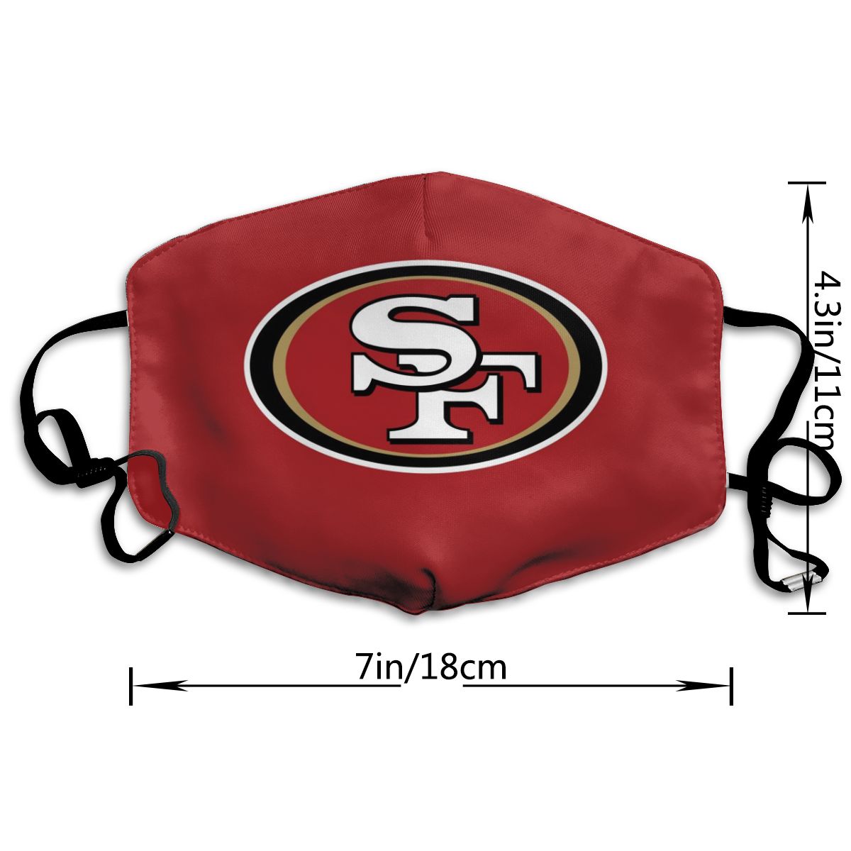 Print Football Personalized San Francisco 49ers Dust Masks