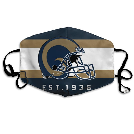 Print Football Personalized Los Angeles Rams Dust Mask