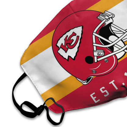 Print Football Personalized Kansas City Chiefs Dust Masks