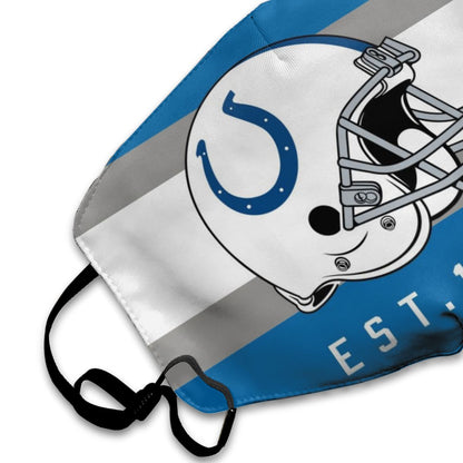 Print Football Personalized Indianapolis Colts Dust Mask