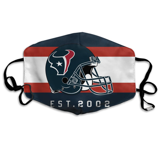 Print Football Personalized Houston Texans Dust Masks
