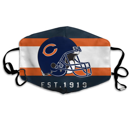 Print Football Personalized Chicago Bears Dust Mask