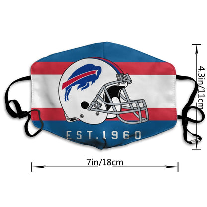Print Football Personalized Buffalo Bills Dust Mask