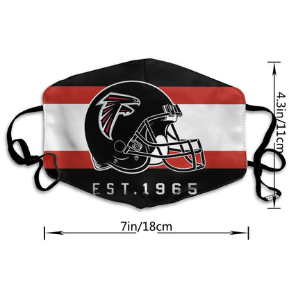 Print Football Personalized Atlanta Falcons Dust Mask