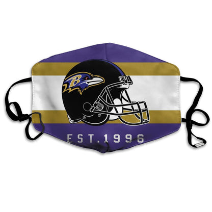 Print Football Personalized Baltimore Ravens Dust Mask