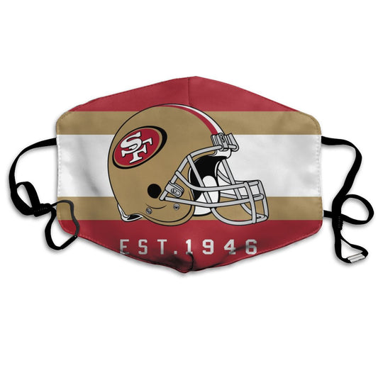 Print Football Personalized San Francisco 49ers Dust Mask