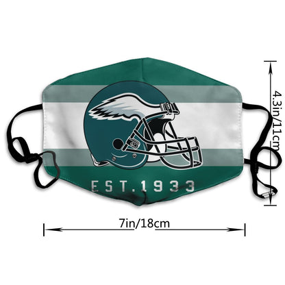 Print Football Personalized Philadelphia Eagles Dust Mask