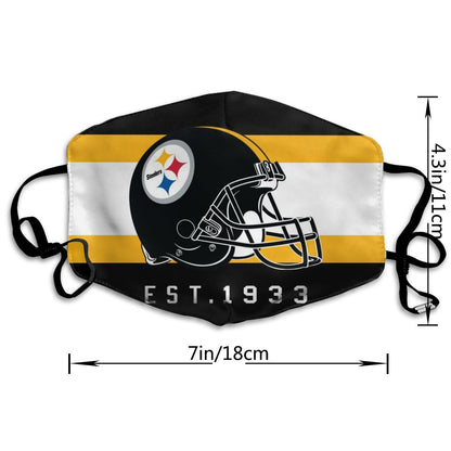 Print Football Personalized Pittsburgh Steelers Dust Masks