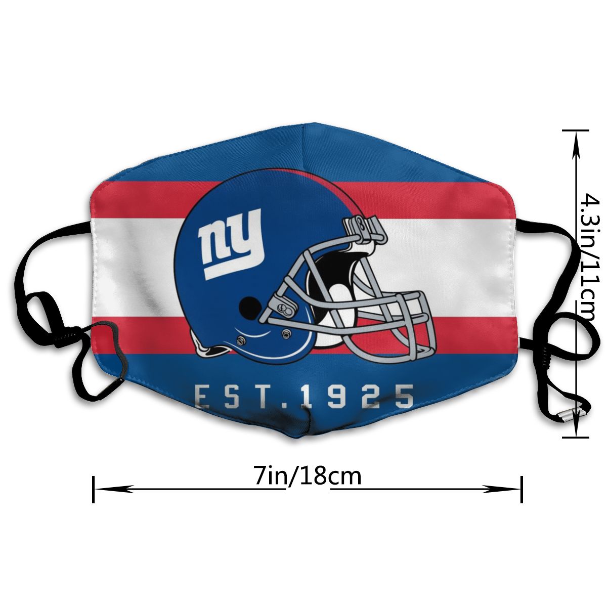 Print Football Personalized New York Giants Dust Mask