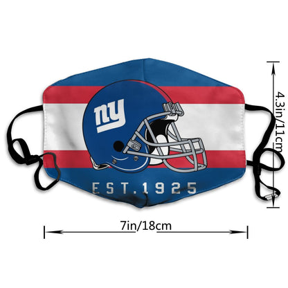 Print Football Personalized New York Giants Dust Mask