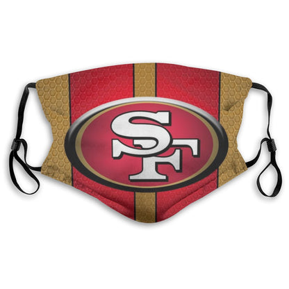 Kids Print Football Personalized San Francisco 49ers Dust Masks Adult kids Mask