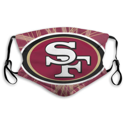 Print Football Personalized Design San Francisco 49ers Dust Mask With Filter
