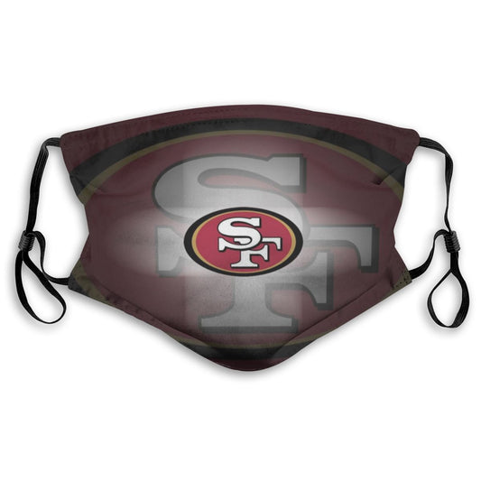 Print Personalized Football Design San Francisco 49ers Dust Mask With Filter