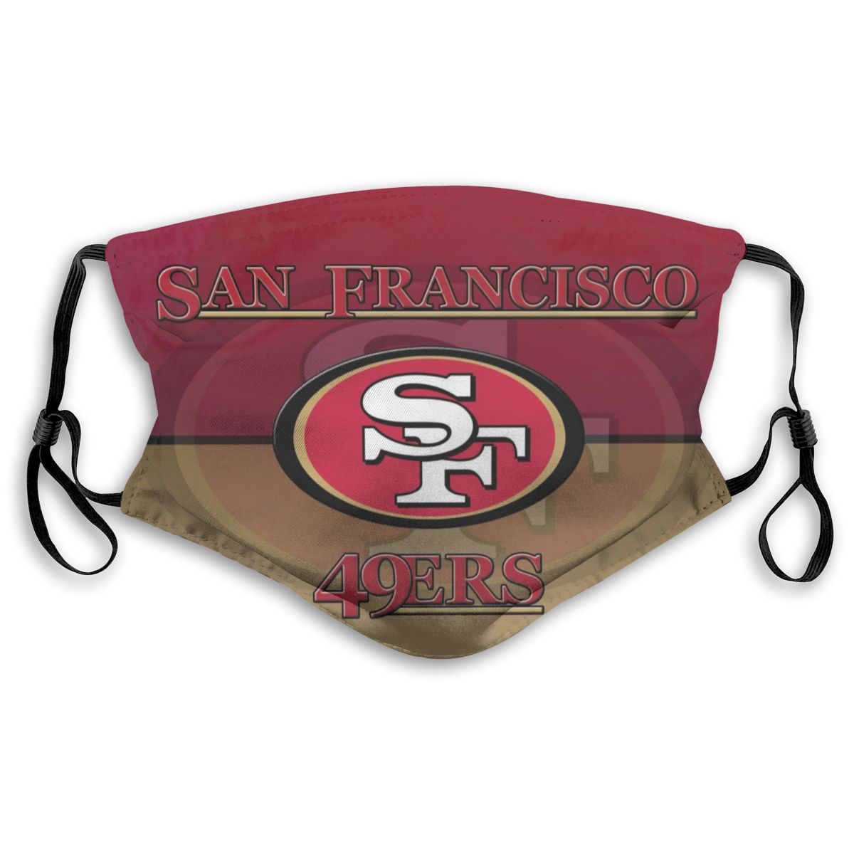 Print Personalized Kids San Francisco 49ers Dust Mask With Filters