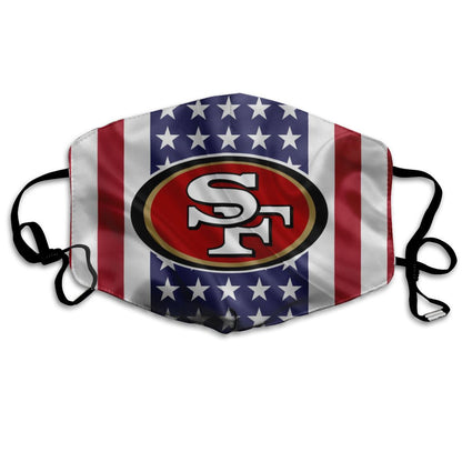 Print Football Personalized San Francisco 49ers Dust Masks Adult Youth Mask USA