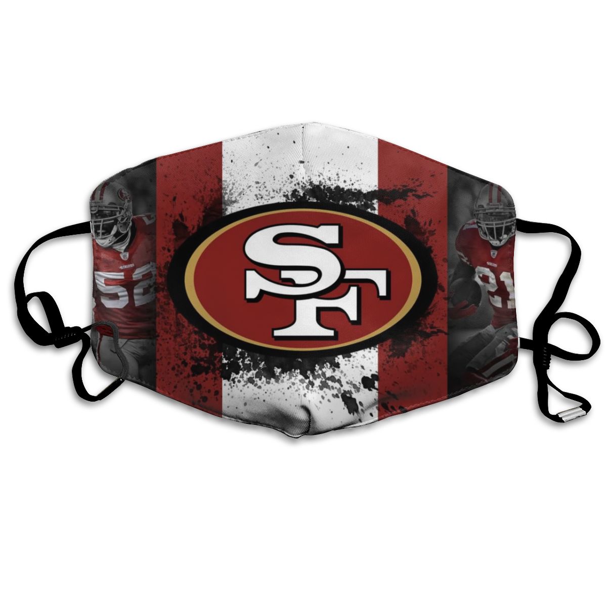 Print Football Personalized Fashion San Francisco 49ers Dust Masks Adult Youth Mask