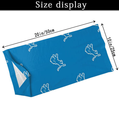 Reusble Mouth Cover Bandanas Detroit Lions Variety Head Scarf Face Mask With PM 2.5 Filter