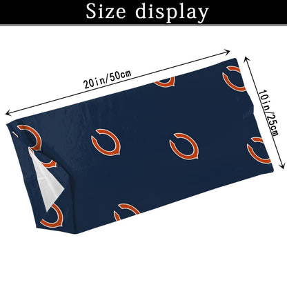 Reusble Mouth Cover Bandanas Chicago Bears Variety Head Scarf Face Mask With PM 2.5 Filter