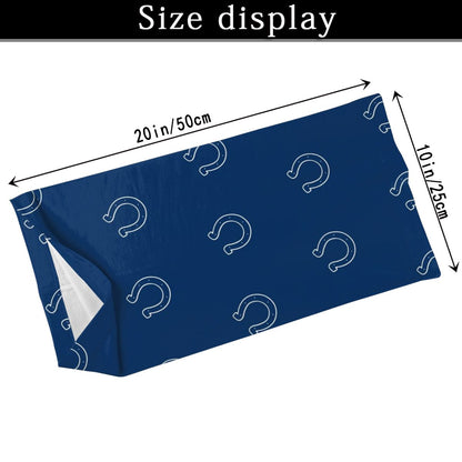 Reusble Mouth Cover Bandanas Indianapolis Colts Variety Head Scarf Face Mask With PM 2.5 Filter
