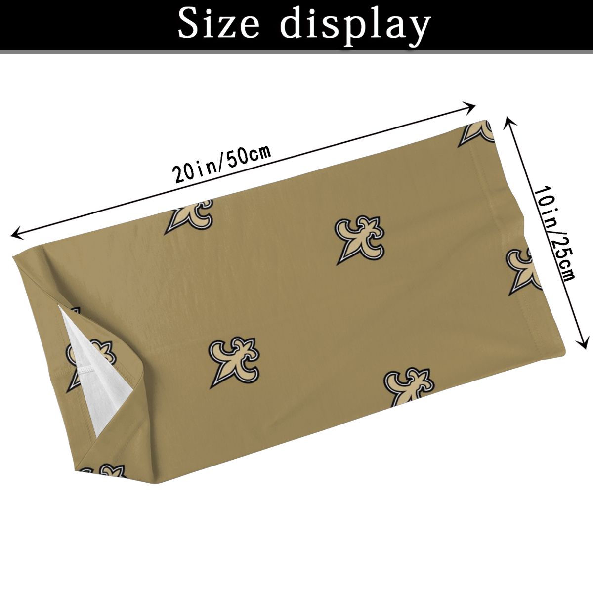 Reusble Mouth Cover Bandanas New Orleans Saints Variety Head Scarf Face Mask With PM 2.5 Filter