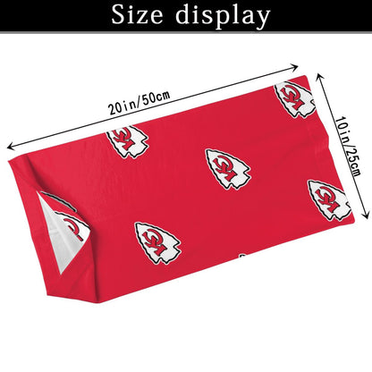 Reusble Mouth Cover Bandanas Kansas City Chiefs Variety Head Scarf Face Mask With PM 2.5 Filter